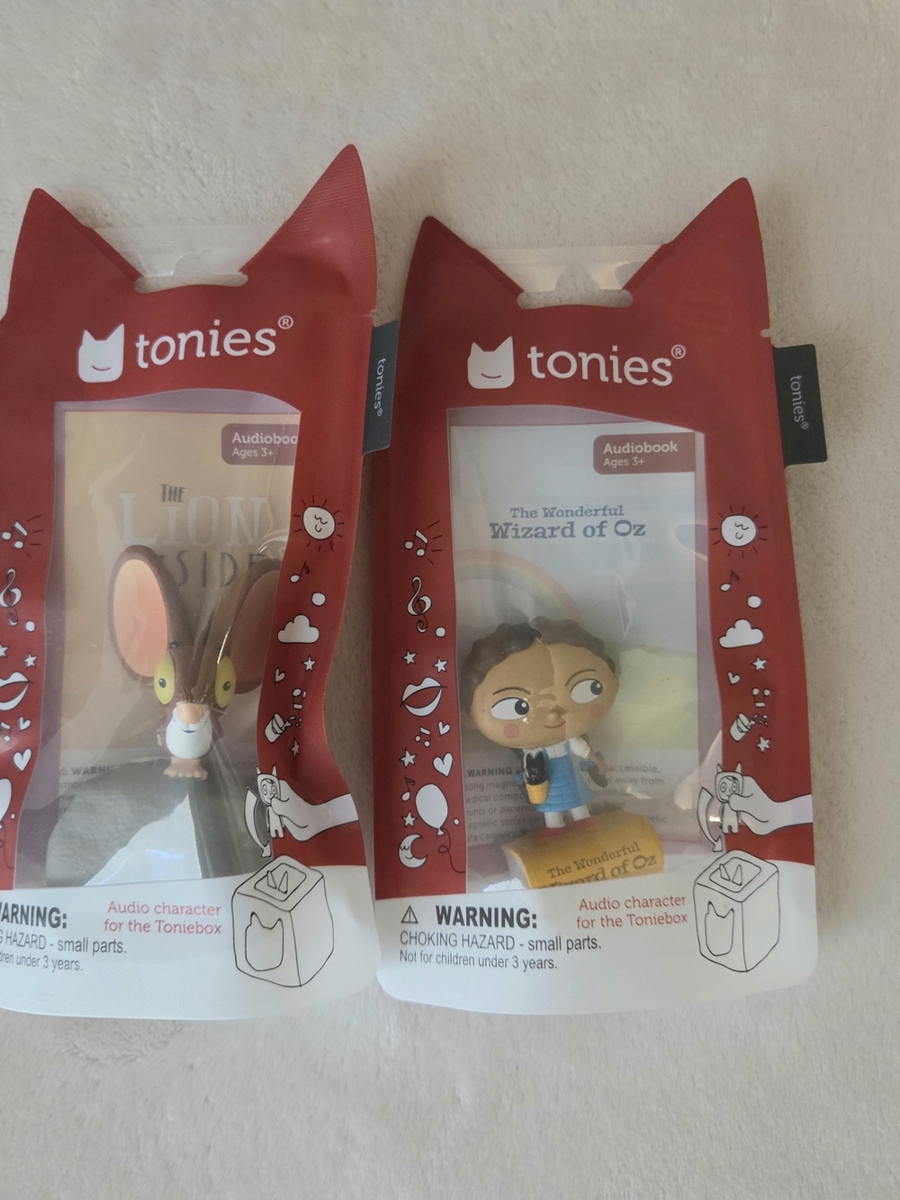 NIP The Lion Inside And Wizard Of Oz Tonies For Toniebox